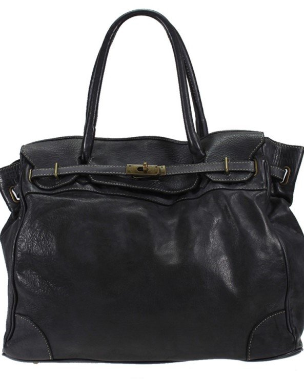 Bolso tote gran capacidad color negro