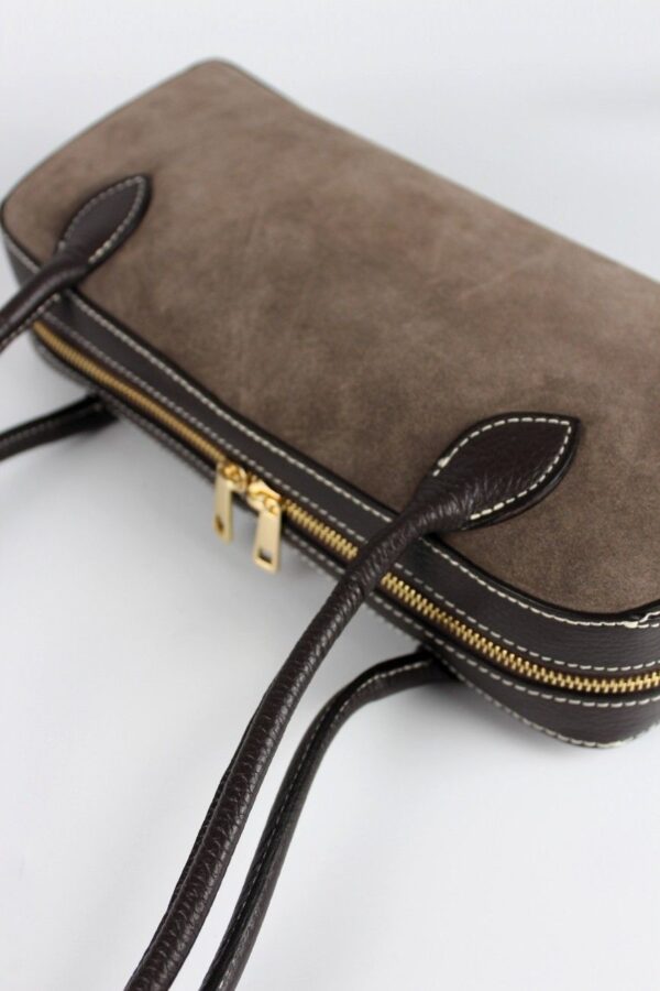 Bolso bowling piel dellate del lateral